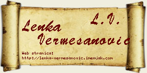 Lenka Vermešanović vizit kartica